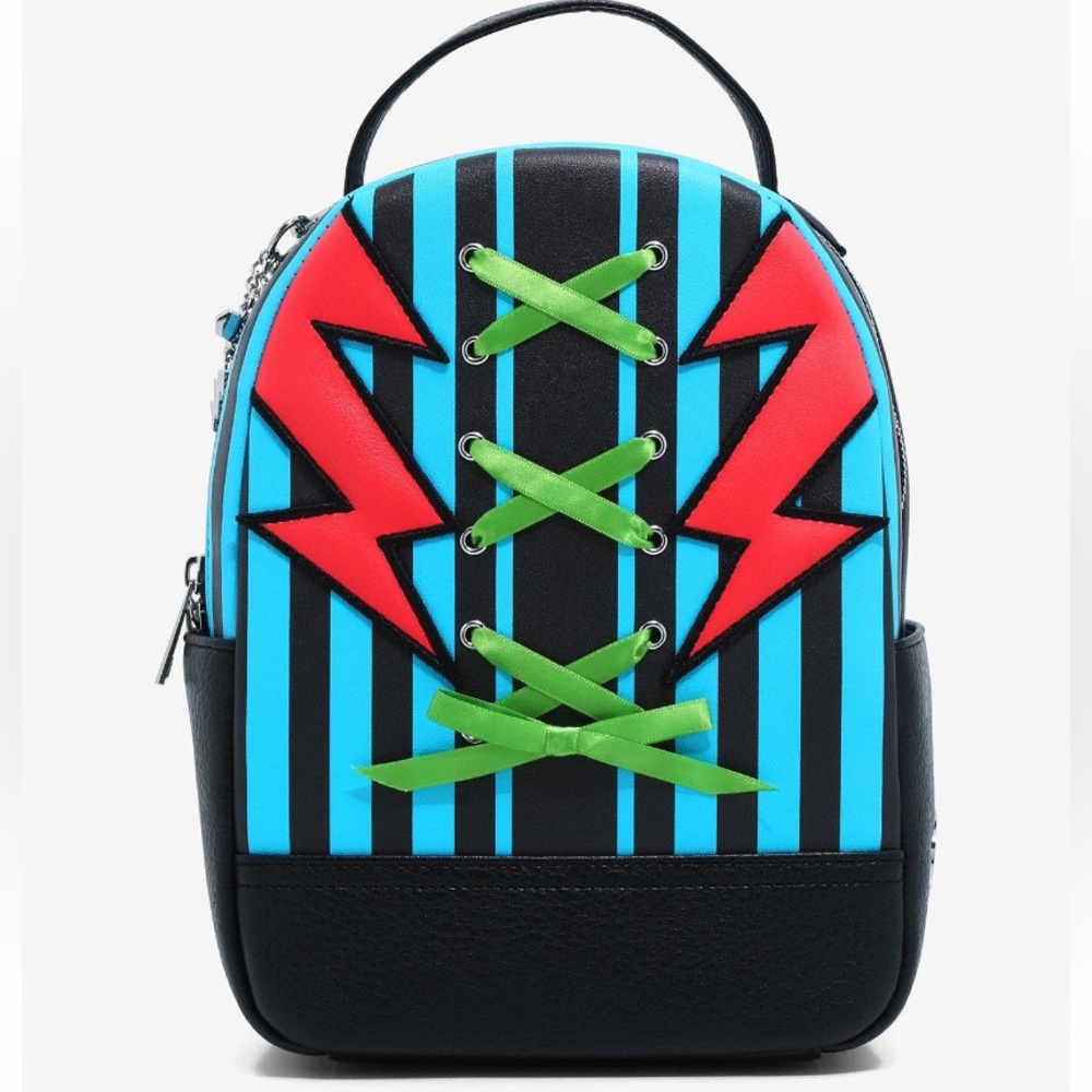 Monster High Frankiestein Lightning Stripe Mini Backpack Cosplay Hot Topic